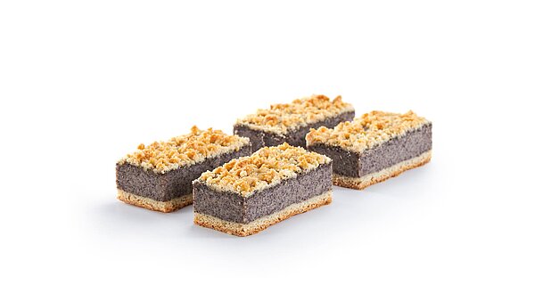 Poppy Seed and Butter Crumbles Slice