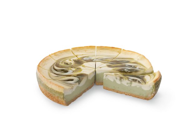 Matcha-Cheesecake