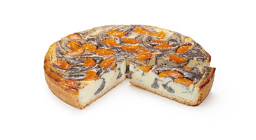 Poppy Seed and Tangerine Cheesecake