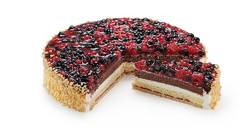 Wild Berry Cake with Forest Fruits