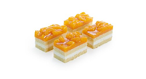 Tangerine Cream Slice