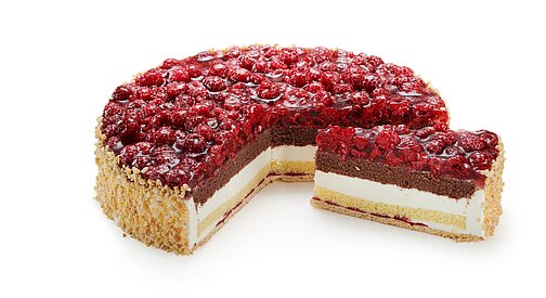 Raspberry Cream Cheese Cake